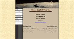 Desktop Screenshot of gracebaptistchurchpinecity.com