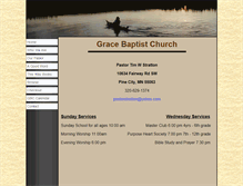 Tablet Screenshot of gracebaptistchurchpinecity.com